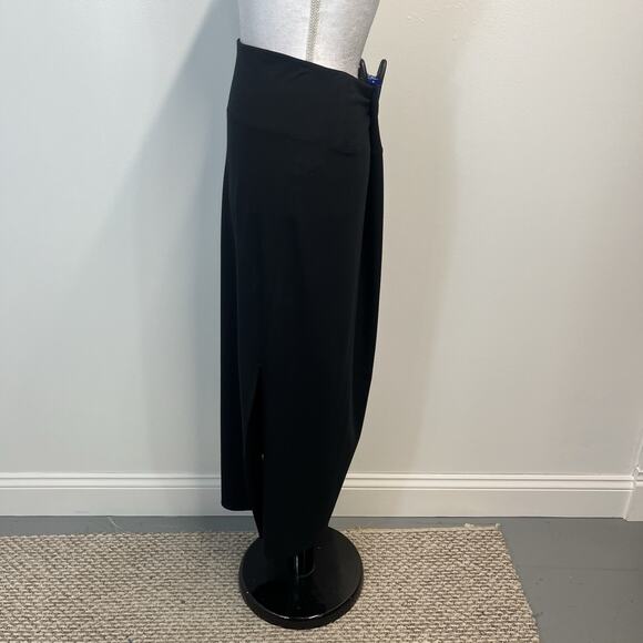 J. Jill Wearever Skirt Womens sz M Black Long Straight Stretch Jersey Smooth Fit - Picture 4 of 7